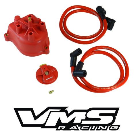 DISTRIBUTOR CAP MODIFIED FOR EXTERNAL COIL 92-93 ACURA INTEGRA GSR RED or BLACK BRASS TERMINALS // PART # DC8292 & IC8092