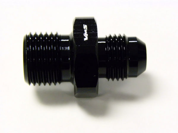 6AN MALE FLARE TO 16X1.5 MM METRIC STRAIGHT FITTING ALUMINUM ADAPTER FOR HONDA D & B SERIES FUEL RAILS AVILABLE IN BLUE OR BLACK // PART # 	FT1615
