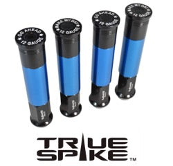 14x2.0 MM 127MM LONG SHOTGUN SHELL FORGED STEEL "GO AHEAD MAKE MY DAY" LUG NUTS WITH ANODIZED ALUMINUM CAP 04-14 FORD F150 RAPTOR TREMOR EXPEDITION // CAP: 20MM DIAMETER 76MM HEIGHT PART # LGC039/40/41/42