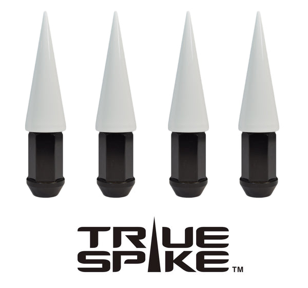 12x1.5 MM 89MM LONG CNC MACHINED FORGED STEEL EXTENDED SPIKE (25MM DIAMETER) LUG NUTS ANODIZED ALUMINUM CAPS // 25MM CAP DIAMETER 51MM CAP LENGTH PART NUMBER LGC020