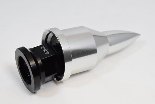 DUALLY SEMI TRUCK STEEL LUG NUTS WITH BILLET ALUMINUM 33MM BULLET CAP (40PC SET) // PART # LGC105 or LGC107