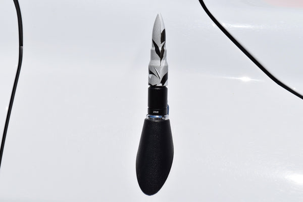2 PIECE BULLET & SPIKE ALUMINUM SHORT ANTENNA KIT MANY COLORS TO CHOOSE FROM