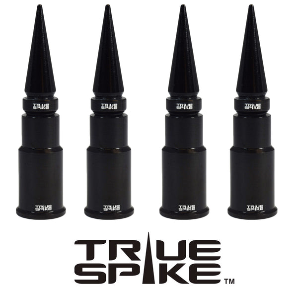 SPIKE SPIKED BILLET ALUMINUM AIR TIRE RIM WHEEL VALVE STEM CAP COVER KIT AVAILABLE IN MANY COLORS // PART # WVC005 WVC007
