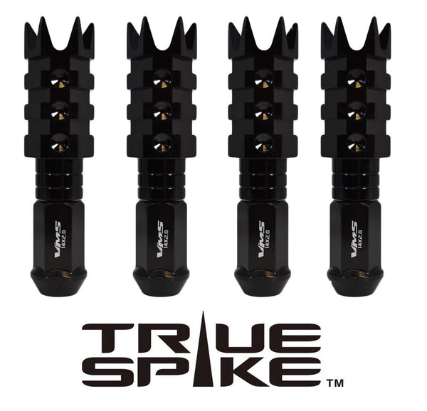 ClassicPro PM 08 12x1.5 MM 112MM LONG SPIKE MUZZLE BRAKE FORGED STEEL LUG