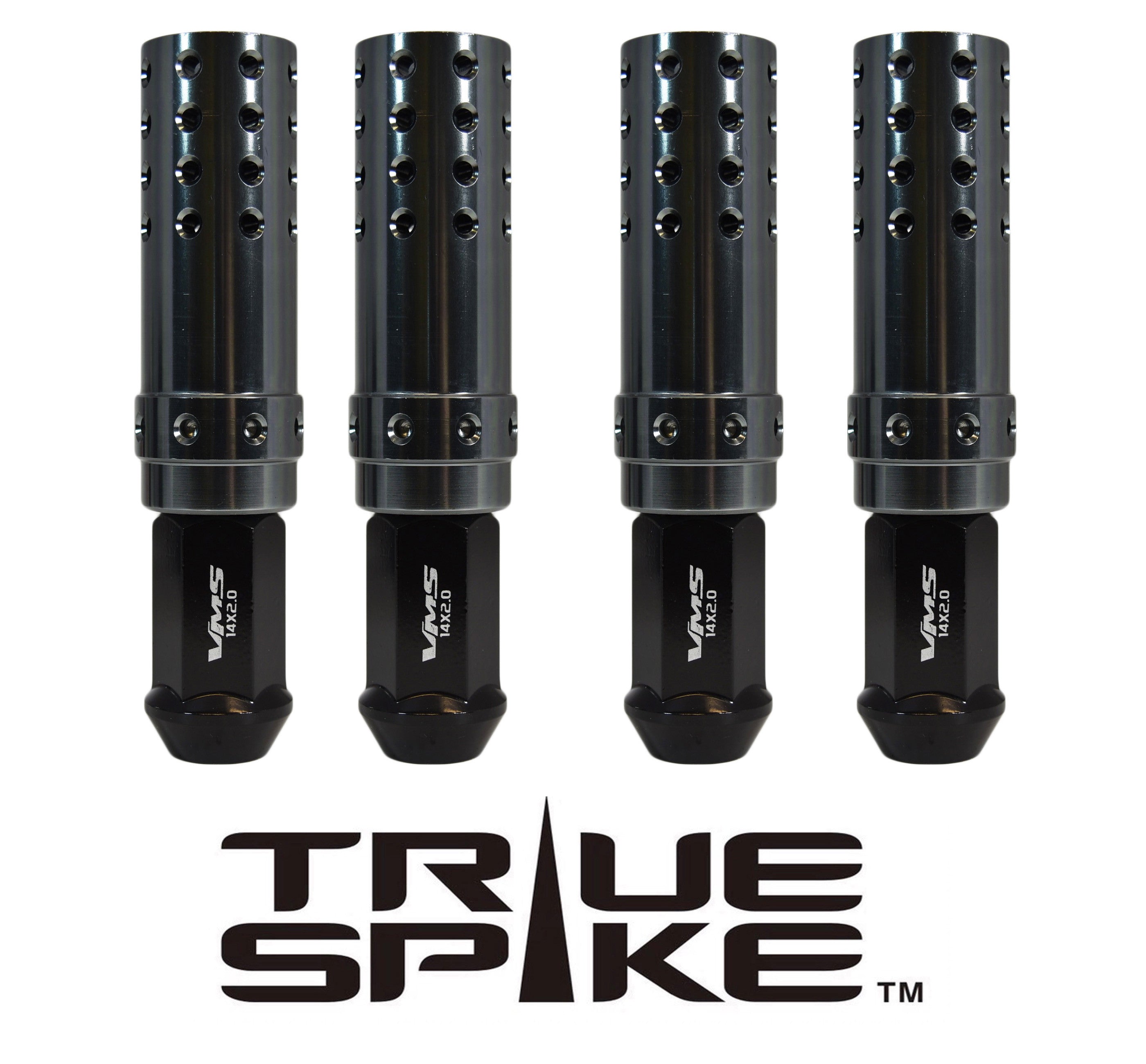 新作揃え BRAKE MUZZLE LONG 124MM MM 14X1.5 FORGED WITH NUTS LUG STEEL バーベキュー・調理用品