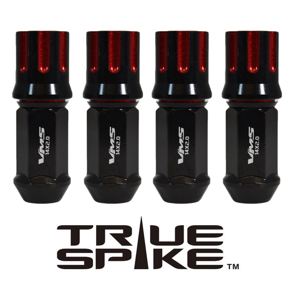 14X1.5 MM 80MM LONG CARS ONLY! NO TRUCKS! TUNER MACHINED CUTS FORGED STEEL LUG NUTS WITH ANODIZED ALUMINUM CAP 09-17 CHEVY CAMARO 15-17 FORD MUSTANG 06-17 DODGE CHARGER CHALLENGER 300 // CAP: 25MM DIAMETER 30MM HEIGHT PART # LGC055