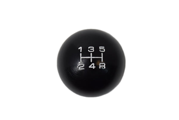 BILLET ALUMINUM ROUND BALL STYLE SHIFT KNOB 5 SPEED 2" DIAMETER COLORS: BLACK BLUE GREEN GUN METAL ORANGE PURPLE RED 10x1.5 10x1.25 & 12x1.25 MM