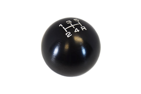 BILLET ALUMINUM ROUND BALL STYLE SHIFT KNOB 5 SPEED 2" DIAMETER COLORS: BLACK BLUE GREEN GUN METAL ORANGE PURPLE RED 10x1.5 10x1.25 & 12x1.25 MM