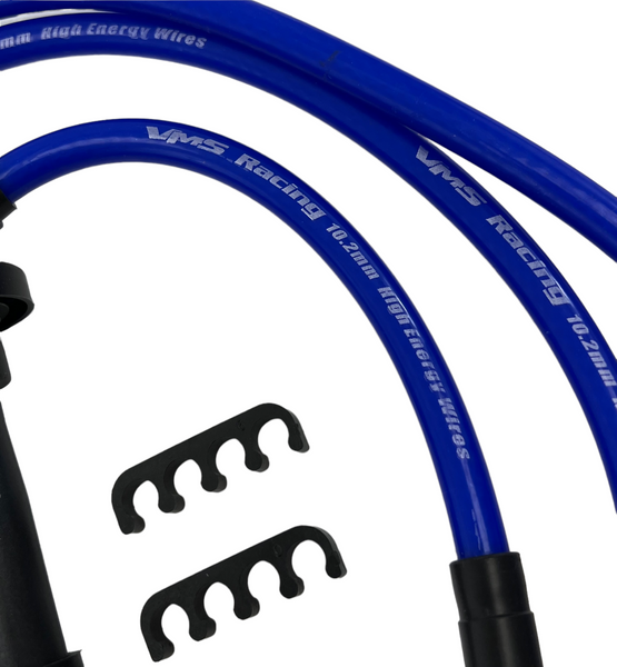 1991-1999 MITSUBISHI 3000GT and DIAMANTE 1991-1996 DODGE STEALTH R/T 10.2MM RACE SPARK PLUG WIRE SET V6 3.0L DOHC ENGINES RED or BLUE // PART # WIW3000GT