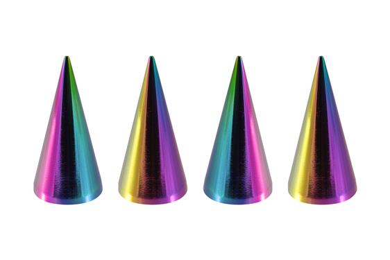 SPIKE LUG NUT CAPS CNC MACHINED BILLET ALUMINUM, MANY FINISHES TO CHOOSE FROM // DIAMETER: 25MM LENGTH: 51MM PART # LGC020