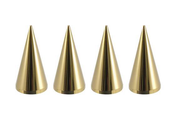 SPIKE LUG NUT CAPS CNC MACHINED BILLET ALUMINUM, MANY FINISHES TO CHOOSE FROM // DIAMETER: 25MM LENGTH: 51MM PART # LGC020