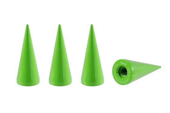 SPIKE LUG NUT CAPS CNC MACHINED BILLET ALUMINUM, MANY FINISHES TO CHOOSE FROM // DIAMETER: 20MM LENGTH: 51MM PART # LGC035