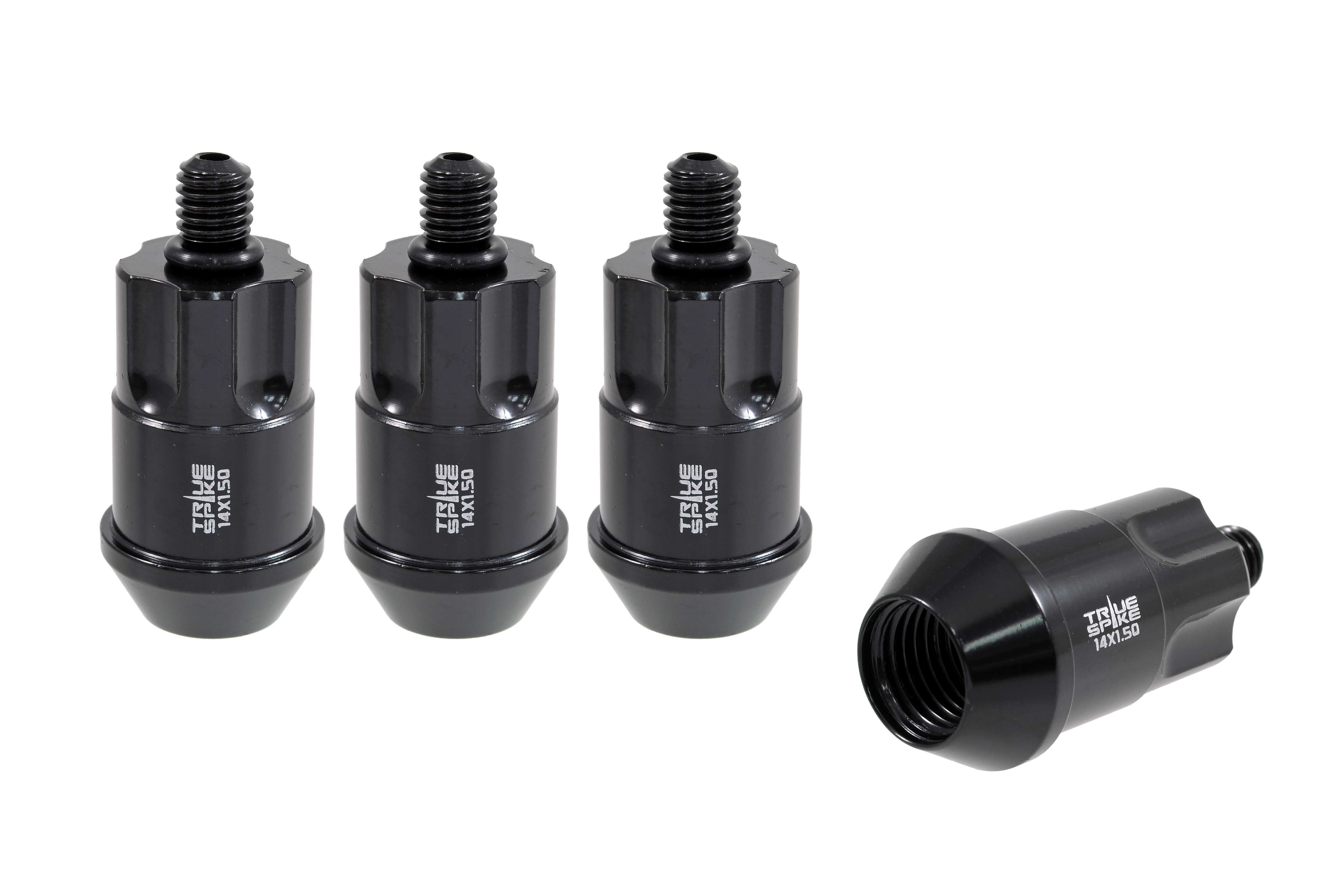 TRUE SPIKE ACORN ANTI-THEFT WHEEL LOCK LOCKING LUG NUTS CNC