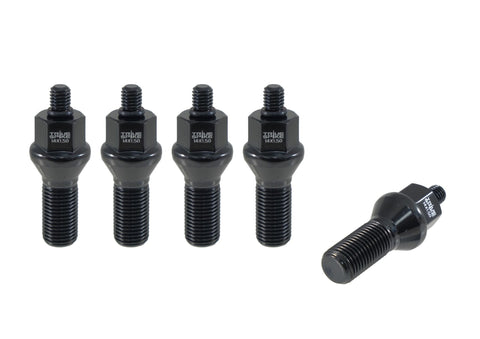 TRUE SPIKE 14X1.5 MM LUG NUT BOLT CNC MACHINED FORGED STEEL AVAILABLE IN 24MM, 28MM, 33MM & 40MM LENGTHS AUDI VW MERCEDES // PART # 14150