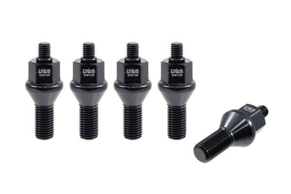 TRUE SPIKE 12X1.5 MM LUG NUT BOLT CNC MACHINED FORGED STEEL AVAILABLE IN 24MM, 28MM, 35MM & 40MM LENGTHS // PART # 14260