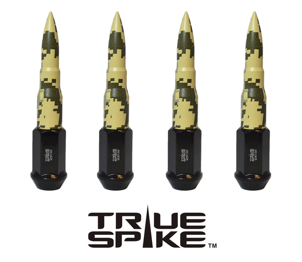 14X1.5 MM 124MM LONG BULLET STEEL LUG NUTS ANODIZED ALUMINUM CAPS TRUCK LENGTH 00- UP CHEVROLET SILVERADO TAHOE GMC SIERRA 12-UP DODGE RAM 15-UP F150 // 16MM CAP DIAMETER 73MM CAP LENGTH PART # LGC001