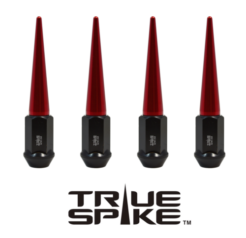 14X1.5 MM 124MM LONG STANDARD SPIKE STEEL LUG NUTS 00- UP CHEVROLET SILVERADO TAHOE GMC SIERRA 12-UP DODGE RAM 15-UP F150 // CAP: 16MM DIAMETER 73MM HEIGHT PART # LGC002