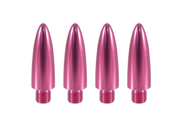 BULLET TIP FOR 50 CAL CALIBER CASINGS 5.5 INCHES LONG LUG NUT CAPS CNC MACHINED BILLET ALUMINUM, MANY FINISHES TO CHOOSE FROM // PART # LGC009