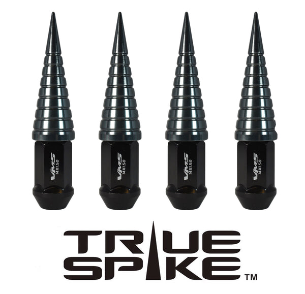 14X1.5 MM 112MM LONG FOR CARS ONLY!! NO TRUCKS!! 112MM LONG CNC MACHINED FORGED STEEL LUG NUTS ANODIZED ALUMINUM SPIRAL SPIKE 09-21 CHEVY CAMARO 15-21 FORD MUSTANG 06-21 DODGE CHARGER CHALLENGER 300 // 25MM CAP DIAMETER 73MM CAP LENGTH PART NUMBER LGC026