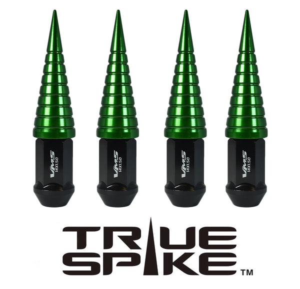 14X1.5 MM 112MM LONG FOR CARS ONLY!! NO TRUCKS!! 112MM LONG CNC MACHINED FORGED STEEL LUG NUTS ANODIZED ALUMINUM SPIRAL SPIKE 09-21 CHEVY CAMARO 15-21 FORD MUSTANG 06-21 DODGE CHARGER CHALLENGER 300 // 25MM CAP DIAMETER 73MM CAP LENGTH PART NUMBER LGC026