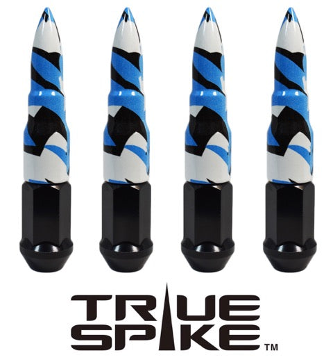 9/16-18 124MM LONG 20MM WIDE BULLET STEEL LUG NUTS ANODIZED ALUMINUM CAPS NEON COLORS! 65-87 CHEVROLET (8 LUG) C20 C30 K20 K30  GMC 02-11 DODGE RAM 80-98 FORD F250 F350 // 20MM CAP DIAMETER 73MM CAP LENGTH PART # LGC031