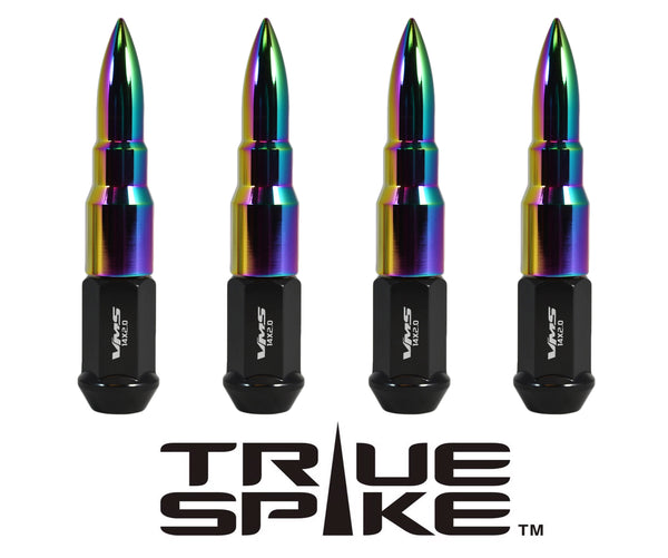 9/16-18 124MM LONG 20MM WIDE BULLET STEEL LUG NUTS ANODIZED ALUMINUM CAPS NEON COLORS! 65-87 CHEVROLET (8 LUG) C20 C30 K20 K30  GMC 02-11 DODGE RAM 80-98 FORD F250 F350 // 20MM CAP DIAMETER 73MM CAP LENGTH PART # LGC031