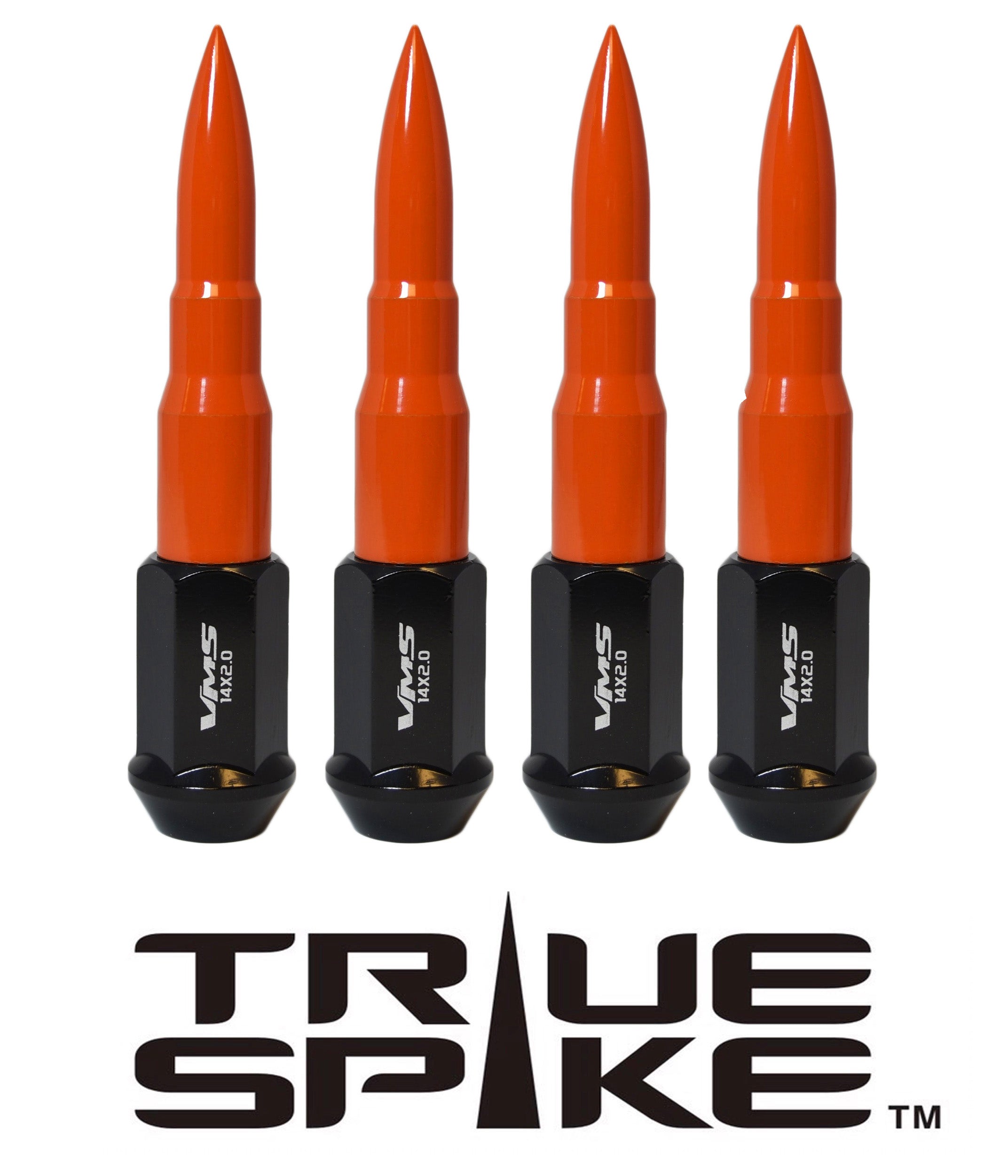 12x1.25 MM 101MM LONG 20MM WIDE BULLET STEEL LUG NUTS
