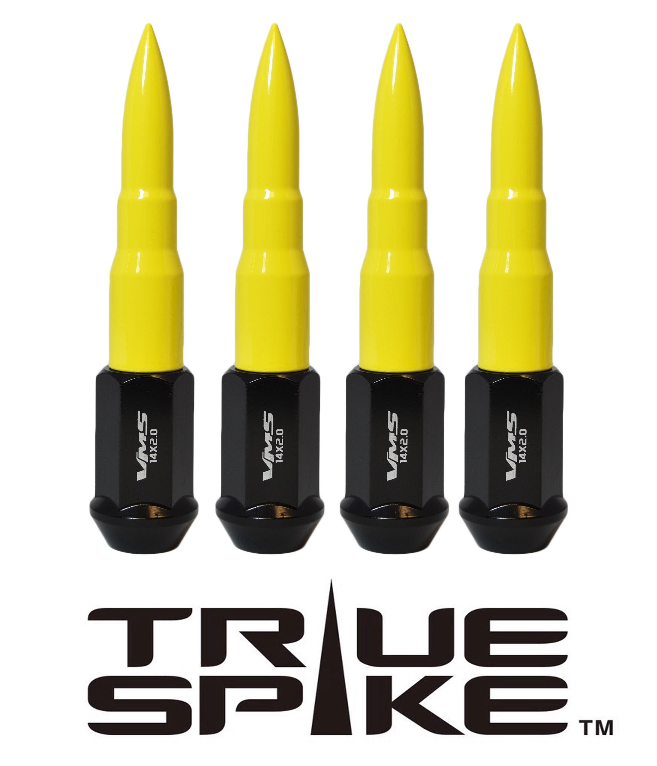 1/2-20 101MM LONG 20MM WIDE BULLET STEEL LUG NUTS ANODIZED