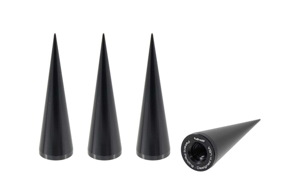 SPIKE LUG NUT CAPS CNC MACHINED BILLET ALUMINUM, MANY FINISHES TO CHOOSE FROM INCLUDING NEON COLORS// DIAMETER: 20MM LENGTH:73MM PART # LGC032