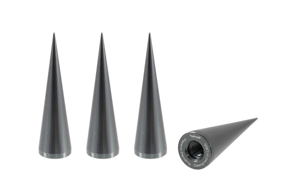 SPIKE LUG NUT CAPS CNC MACHINED BILLET ALUMINUM, MANY FINISHES TO CHOOSE FROM INCLUDING NEON COLORS// DIAMETER: 20MM LENGTH:73MM PART # LGC032
