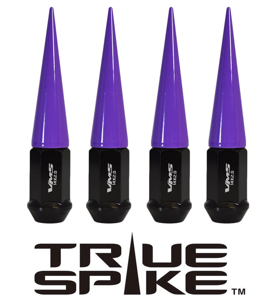 9/16-18 124MM LONG 20MM WIDE SPIKE STEEL LUG NUTS ANODIZED ALUMINUM CAPS NEON COLORS! 65-87 CHEVROLET (8 LUG) C20 C30 K20 K30  GMC 02-11 DODGE RAM 80-98 FORD F250 F350 // 20MM CAP DIAMETER 73MM CAP LENGTH PART # LGC032