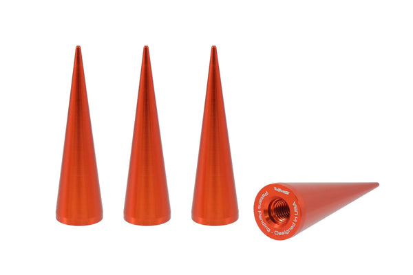 SPIKE LUG NUT CAPS CNC MACHINED BILLET ALUMINUM, MANY FINISHES TO CHOOSE FROM INCLUDING NEON COLORS// DIAMETER: 20MM LENGTH:73MM PART # LGC032
