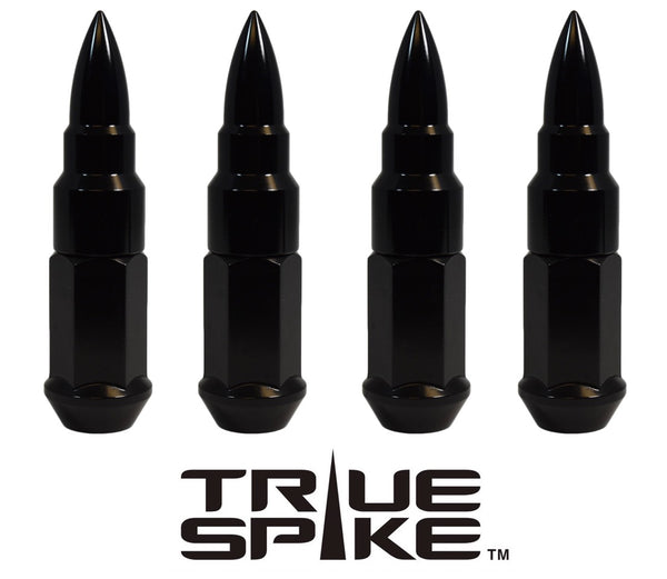 1/2-20 101MM LONG 20MM WIDE BULLETS STEEL LUG NUTS ANODIZED ALUMINUM CAPS NEON COLORS 46-17 JEEP CJ, TJ, WRANGLER 79-14 FORD MUSTANG // 20MM CAP DIAMETER 51MM CAP LENGTH PART # LGC034
