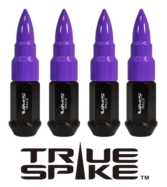 1/2-20 101MM LONG 20MM WIDE BULLETS STEEL LUG NUTS ANODIZED ALUMINUM CAPS NEON COLORS 46-17 JEEP CJ, TJ, WRANGLER 79-14 FORD MUSTANG // 20MM CAP DIAMETER 51MM CAP LENGTH PART # LGC034