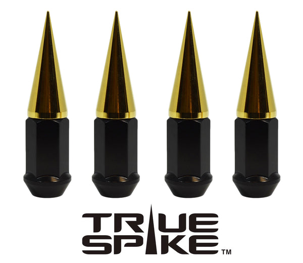 14x1.5 MM 89MM LONG CARS ONLY! NO TRUCKS! 20MM WIDE SPIKES STEEL LUG NUTS ANODIZED ALUMINUM CAPS NEON COLORS 09-20 CHEVY CAMARO 15-20 FORD MUSTANG 06-20 DODGE CHARGER CHALLENGER 300 // 20MM CAP DIAMETER 51MM CAP LENGTH PART # LGC035