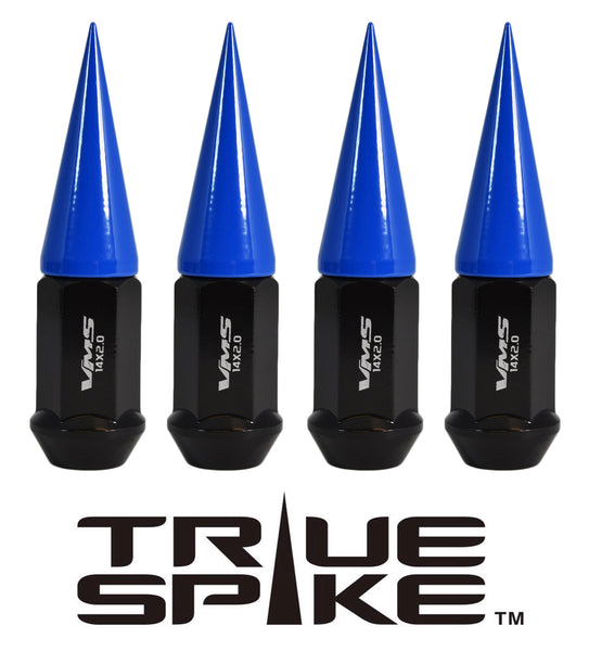 14x1.5 MM 101MM LONG 20MM WIDE SPIKES STEEL LUG NUTS ANODIZED ALUMINUM CAPS NEON COLORS 00- UP CHEVROLET SILVERADO TAHOE GMC SIERRA 12-UP DODGE RAM 15-UP F150 // 20MM CAP DIAMETER 51MM CAP LENGTH PART # LGC035