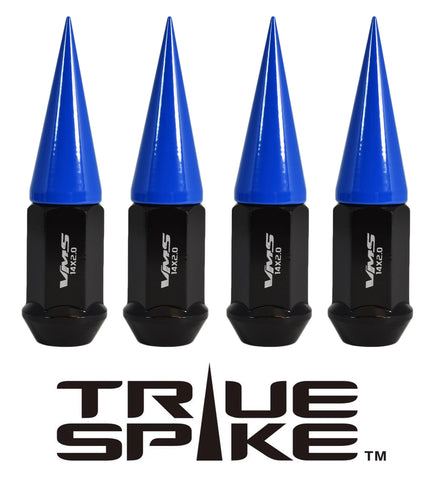 14x1.5 MM 89MM LONG CARS ONLY! NO TRUCKS! 20MM WIDE SPIKES STEEL LUG NUTS ANODIZED ALUMINUM CAPS NEON COLORS 09-20 CHEVY CAMARO 15-20 FORD MUSTANG 06-20 DODGE CHARGER CHALLENGER 300 // 20MM CAP DIAMETER 51MM CAP LENGTH PART # LGC035