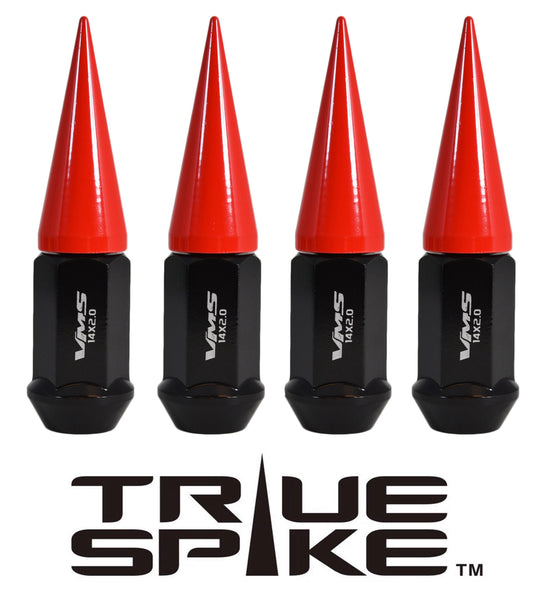 14x1.5 MM 89MM LONG CARS ONLY! NO TRUCKS! 20MM WIDE SPIKES STEEL LUG NUTS ANODIZED ALUMINUM CAPS NEON COLORS 09-20 CHEVY CAMARO 15-20 FORD MUSTANG 06-20 DODGE CHARGER CHALLENGER 300 // 20MM CAP DIAMETER 51MM CAP LENGTH PART # LGC035