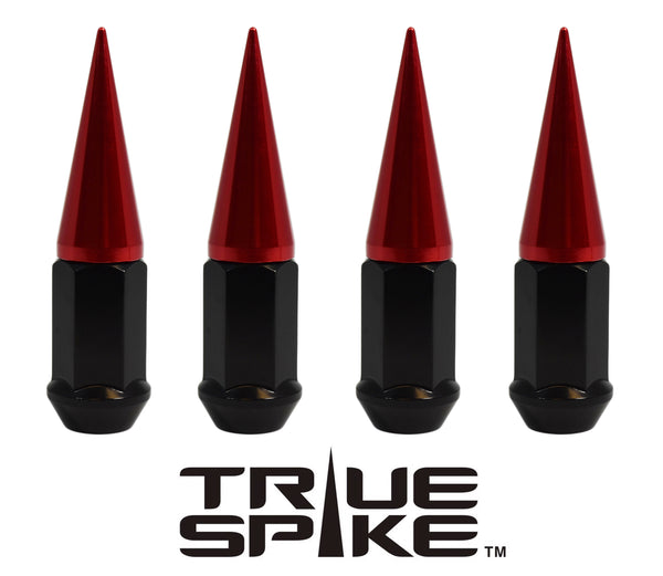 14x1.5 MM 89MM LONG CARS ONLY! NO TRUCKS! 20MM WIDE SPIKES STEEL LUG NUTS ANODIZED ALUMINUM CAPS NEON COLORS 09-20 CHEVY CAMARO 15-20 FORD MUSTANG 06-20 DODGE CHARGER CHALLENGER 300 // 20MM CAP DIAMETER 51MM CAP LENGTH PART # LGC035