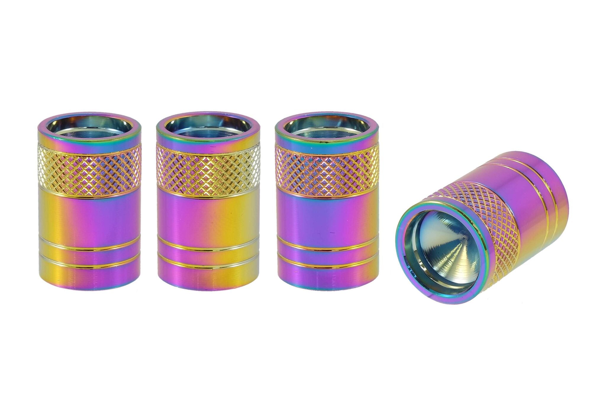 TUNER STYLE LUG NUT CAPS CNC MACHINED BILLET ALUMINUM, MANY FINISHES T ...