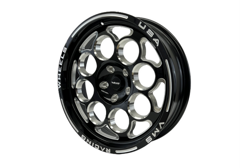 STREET DRAG RACE MODULO FRONT WHEEL 18X5 5X120.7 (5x4.75) -25 OFFSET FOR 2010-2023 CHEVROLET CAMARO SS & V6 GEN 5 & 6, 2008-2009 PONTIAC G8 GT, 2014-2017 CHEVY SS, 2008-2014 CADILLAC CTS-V, 2006-2013 CORVETTE Z06 & GS // PART # VWMO035