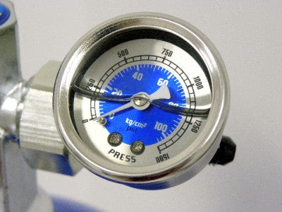 1500 PSI Liquid Filled Nitrous Pressure Gauge 0-1500 PSI WITH 4 AN Adapter for NOS bottle // Part # FPGNOS
