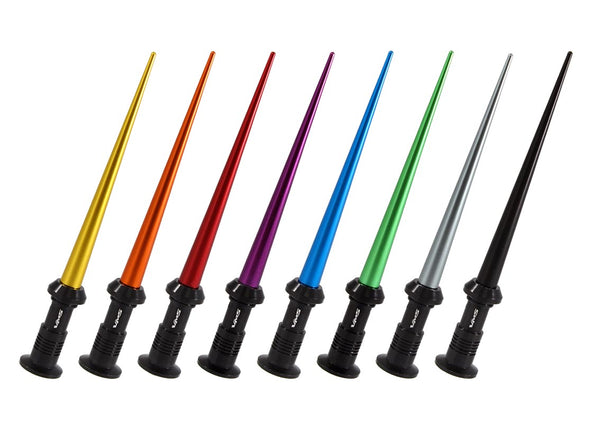 LIGHT SABER FIRST DESIGN BILLET ALUMINUM SHORT ANTENNA KIT 4" INCHES LONG MANY COLORS TO CHOOSE FROM // PART # SA080
