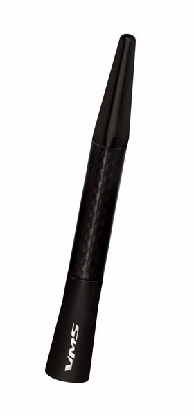 CARBON FIBER BILLET ALUMINUM RETRACTABLE SHORT ANTENNA KIT 5"-9" INCHES LONG BLACK OR SILVER// PART # SARBCF & SARSCF