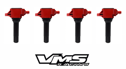 PRO SERIES RACING HIGH OUTPUT RED IGNITION COIL PACKS FOR 2013-2014 SUBARU BRZ 2013-2015 SCION FRS // PART # ICFK0438