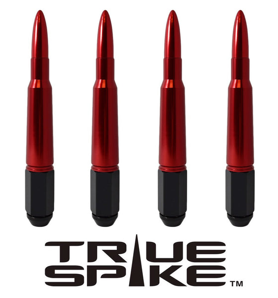 14X1.5 MM 187 MM 7.5 INCHES LONG FORGED STEEL LUG NUTS 50 CALIBER CAL BMG BULLET SPIKE ALUMINUM CAP 00- UP CHEVROLET SILVERADO TAHOE GMC SIERRA 12-UP DODGE RAM 15-UP F150 FOR 5 LUG WHEELS 20 PIECES // CAP: 25MM DIAMETER 136MM HEIGHT PART # LGC008