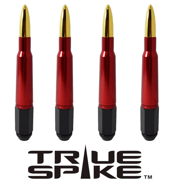 14X1.5 MM 187 MM 7.5 INCHES LONG FORGED STEEL LUG NUTS 50 CALIBER CAL BMG BULLET SPIKE ALUMINUM CAP 00- UP CHEVROLET SILVERADO TAHOE GMC SIERRA 12-UP DODGE RAM 15-UP F150 FOR 5 LUG WHEELS 20 PIECES // CAP: 25MM DIAMETER 136MM HEIGHT PART # LGC008
