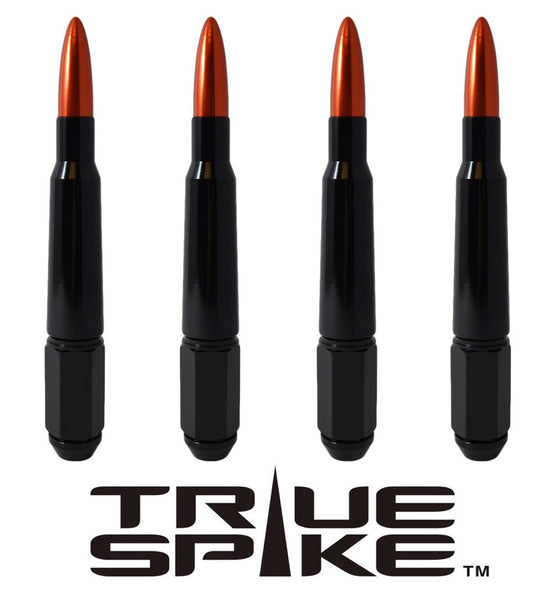14X2.0 MM 187 MM 7.5 INCHES LONG FORGED STEEL LUG NUTS 50 CALIBER CAL BMG BULLET SPIKE ALUMINUM CAP 04-14 FORD F150 RAPTOR TREMOR EXPEDITION FOR 5 LUG WHEELS 20 PIECES // CAP: 25MM DIAMETER 136MM HEIGHT PART # LGC008