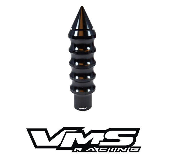 SPIKED RIBBED EXTENDED SHIFT KNOB WITH SECRET STASH SPOT FOR HONDA CIVIC ACURA INTEGRA FORD MUSTANG CAMARO NISSAN