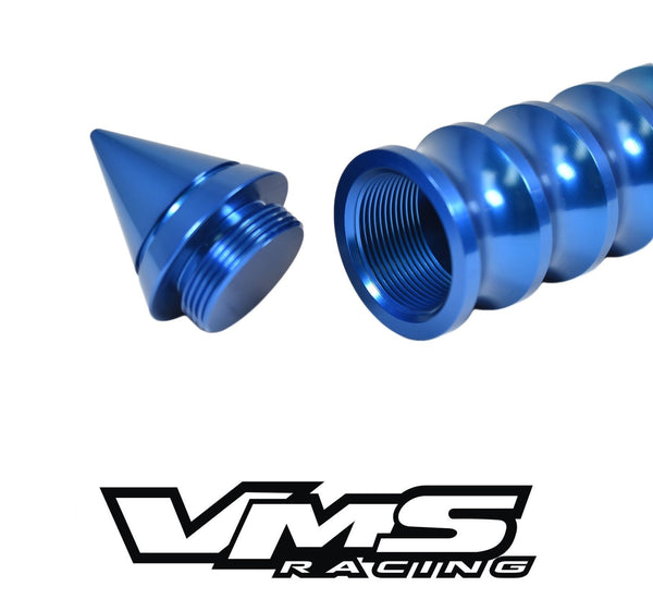 SPIKED RIBBED EXTENDED SHIFT KNOB WITH SECRET STASH SPOT FOR HONDA CIVIC ACURA INTEGRA FORD MUSTANG CAMARO NISSAN